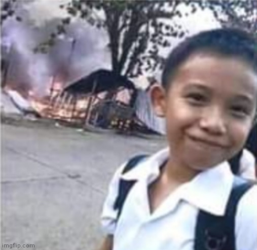 Disaster Boy | image tagged in disaster boy | made w/ Imgflip meme maker