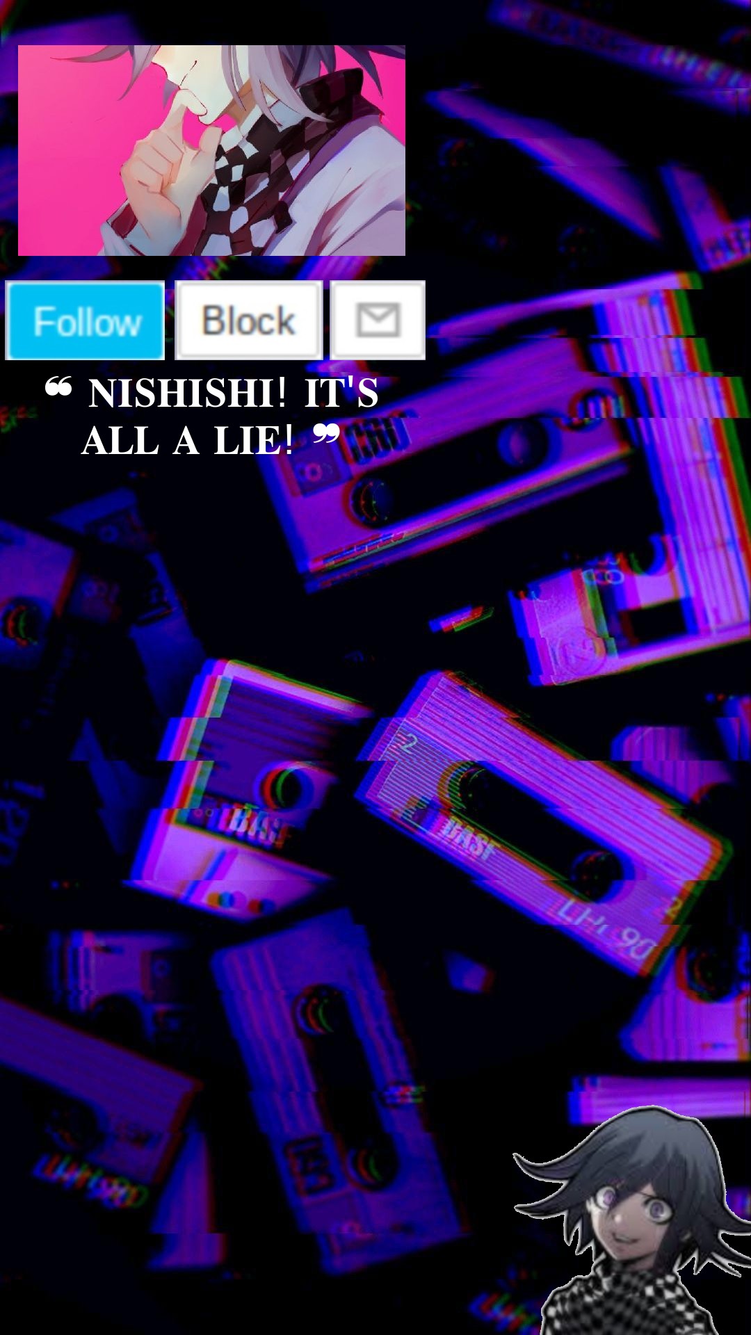 Kokichi Ouma Template Blank Meme Template