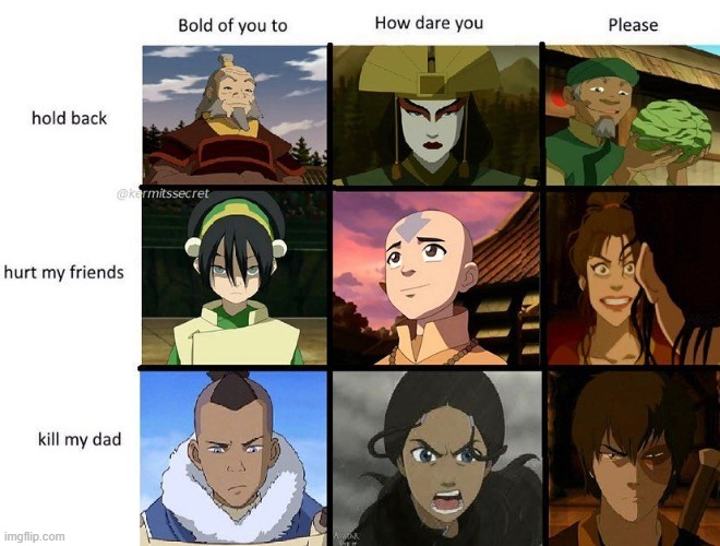 last one | image tagged in avatar the last airbender | made w/ Imgflip meme maker
