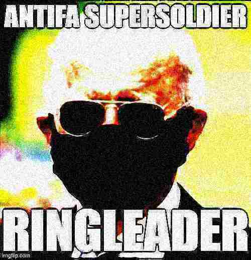 Joe Biden Antifa supersolider deep-fried 2 Blank Meme Template