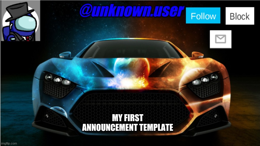 thanks for Dr_Iceu for helping me make this! | MY FIRST ANNOUNCEMENT TEMPLATE | made w/ Imgflip meme maker