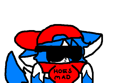 Hoes m a d but clear Blank Meme Template