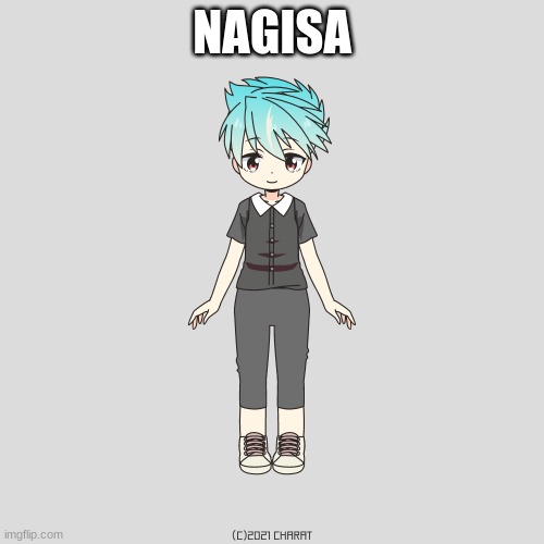yea | NAGISA | image tagged in anime,cute | made w/ Imgflip meme maker