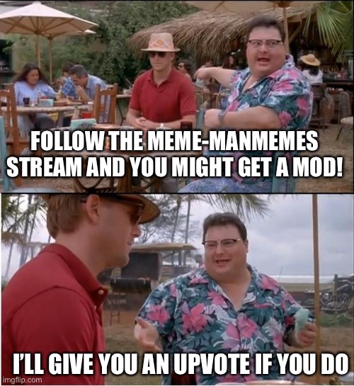 See Nobody Cares | FOLLOW THE MEME-MANMEMES STREAM AND YOU MIGHT GET A MOD! I’LL GIVE YOU AN UPVOTE IF YOU DO | image tagged in memes,see nobody cares | made w/ Imgflip meme maker