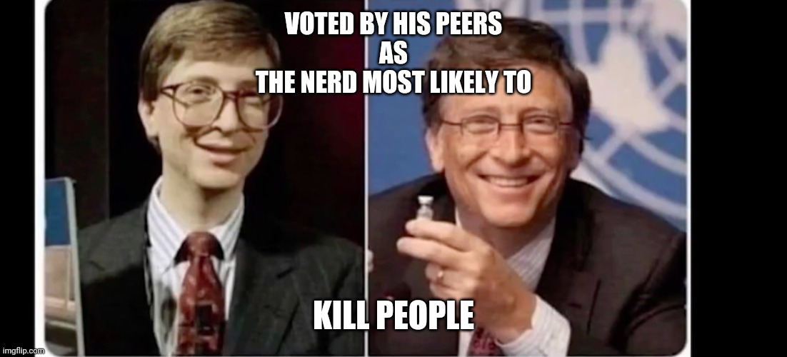 Deluded | VOTED BY HIS PEERS
AS
THE NERD MOST LIKELY TO; KILL PEOPLE | image tagged in creepy condescending wonka | made w/ Imgflip meme maker