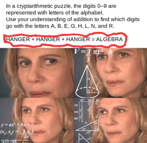 image tagged in math lady/confused lady | made w/ Imgflip meme maker