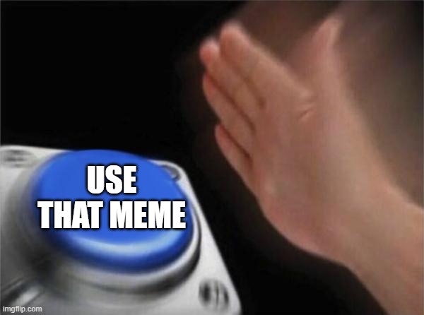 Blank Nut Button Meme | USE THAT MEME | image tagged in memes,blank nut button | made w/ Imgflip meme maker