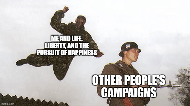 Vote 4 me and Life, Liberty and the Pursuit of Happiness! (and my 7 golden Promises) | ME AND LIFE, LIBERTY, AND THE PURSUIT OF HAPPINESS; OTHER PEOPLE'S CAMPAIGNS | image tagged in soldier jump spetznaz,vote 4 me,mee,4 a better imgflip | made w/ Imgflip meme maker