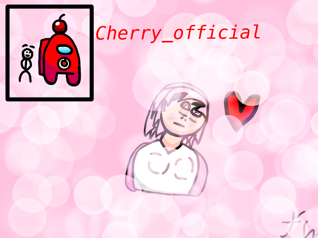 Cherry_official announcement Blank Meme Template