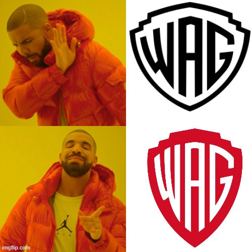 Warner Animation Group Drake meme | image tagged in drake meme,warner bros | made w/ Imgflip meme maker