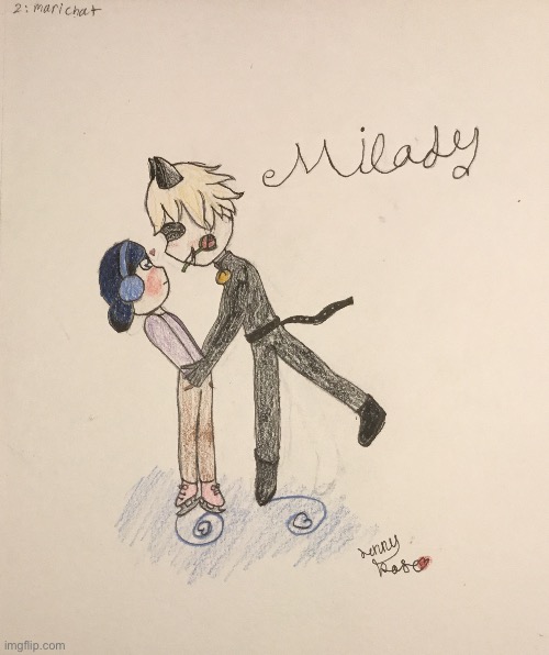 Through rose colored glasses: pt2: marichat | image tagged in miraculous ladybug | made w/ Imgflip meme maker