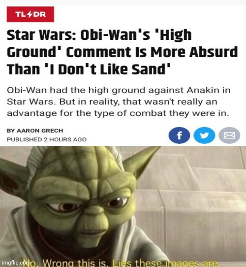 image tagged in star wars,star wars yoda,star wars no | made w/ Imgflip meme maker