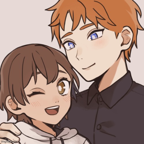 Henry x Crista! (the picrew doesn't add horns) | made w/ Imgflip meme maker