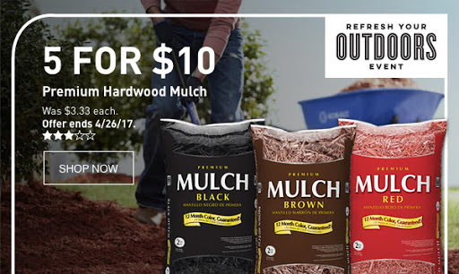 Mulch on Sale at Lowes for 2 a Bag  SHIP SAVES