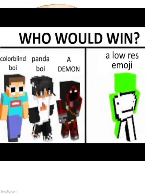 who would win | image tagged in dream | made w/ Imgflip meme maker