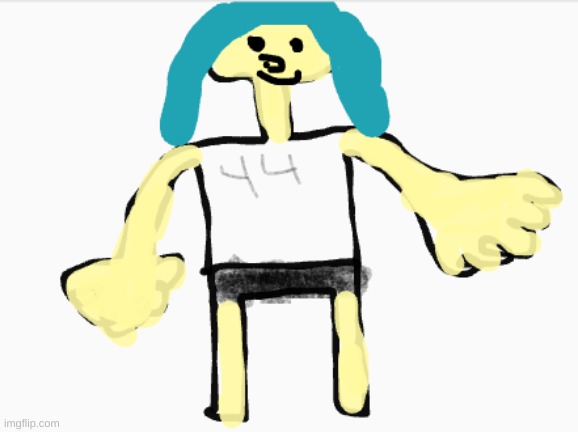 im making an oc and i think its but im fixing it | made w/ Imgflip meme maker