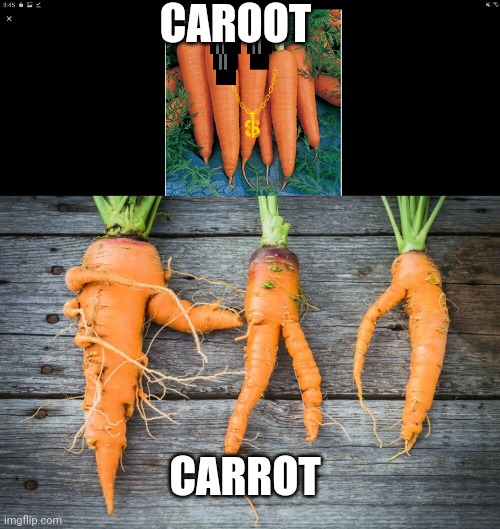 Caroot | CAROOT; CARROT | image tagged in carrot | made w/ Imgflip meme maker