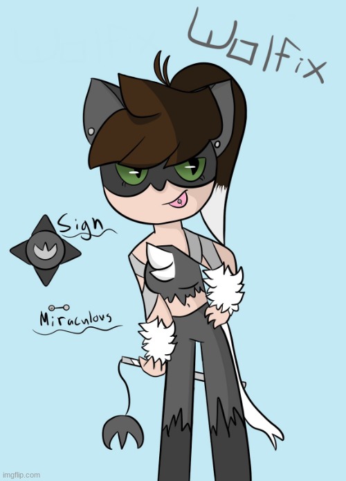 My old miraculous oc | image tagged in miraculous ladybug | made w/ Imgflip meme maker