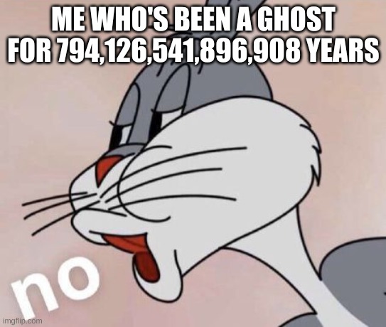 ME WHO'S BEEN A GHOST FOR 794,126,541,896,908 YEARS | made w/ Imgflip meme maker