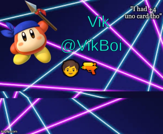 Vik bandana announcement | 🧒🔫 | image tagged in vik bandana announcement | made w/ Imgflip meme maker