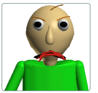 High Quality Baldi is angry at you Blank Meme Template