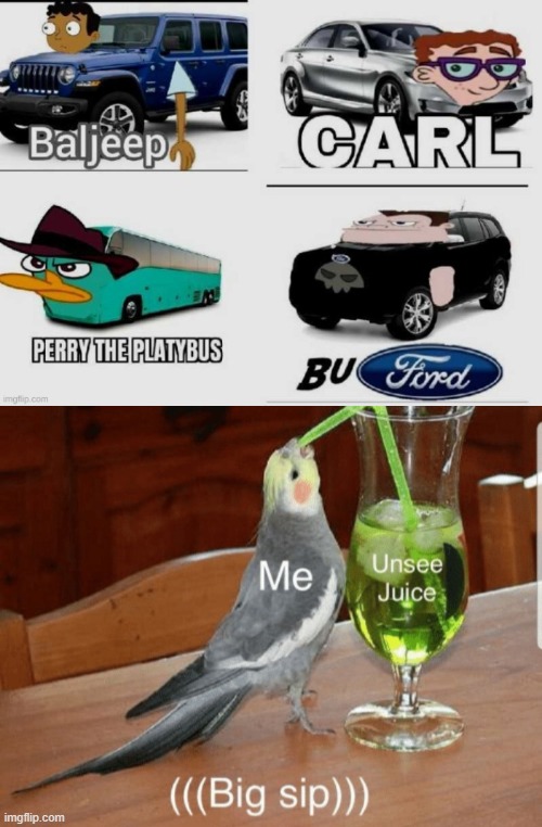 BuFORD | image tagged in unsee juice,memes | made w/ Imgflip meme maker