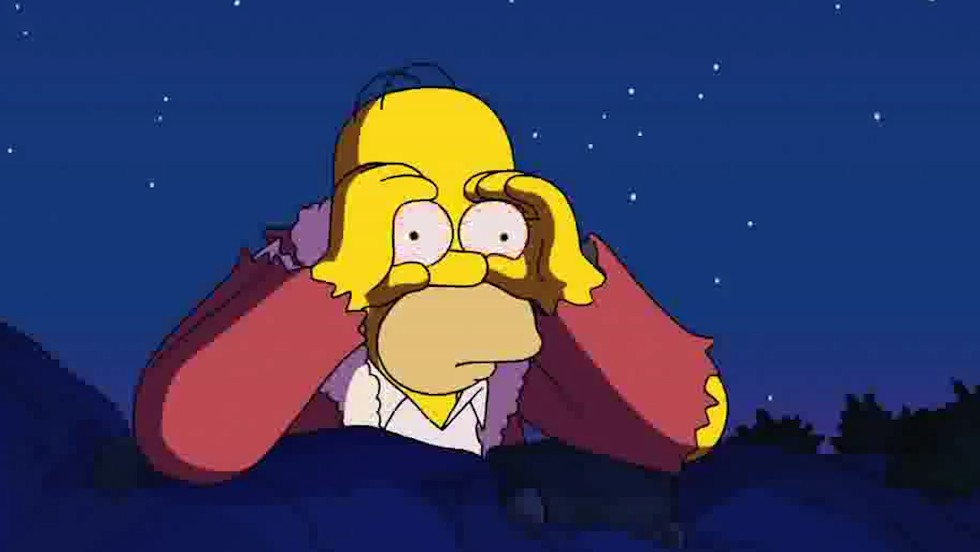 Homer Peek Blank Meme Template