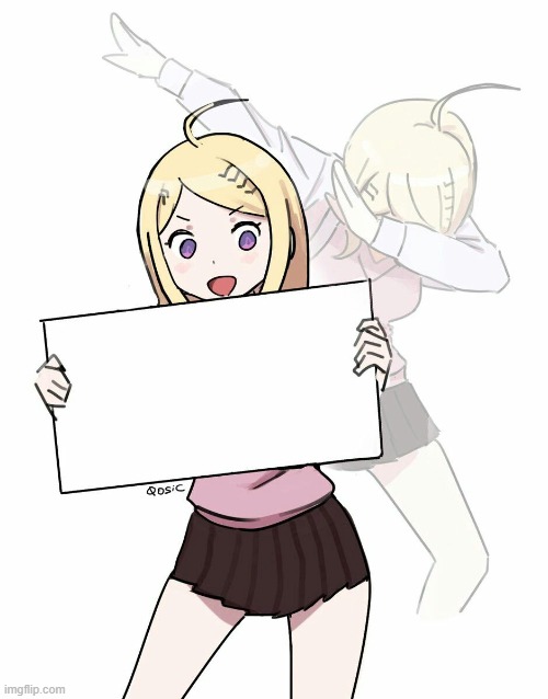 Kaede Akamatsu dabbing | image tagged in kaede akamatsu dabbing | made w/ Imgflip meme maker