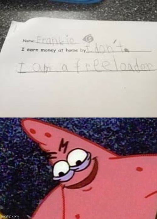 Yess | image tagged in evil patrick | made w/ Imgflip meme maker
