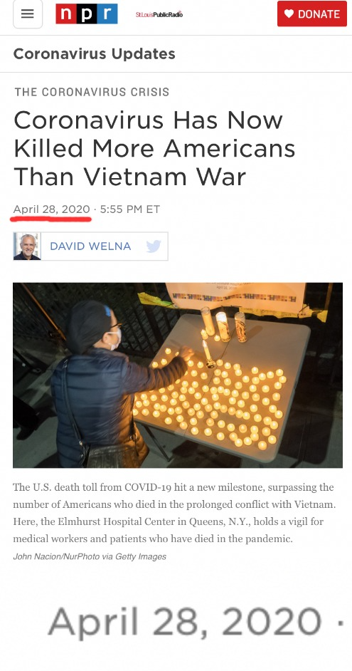 High Quality Covid Vietnam War comparison Blank Meme Template