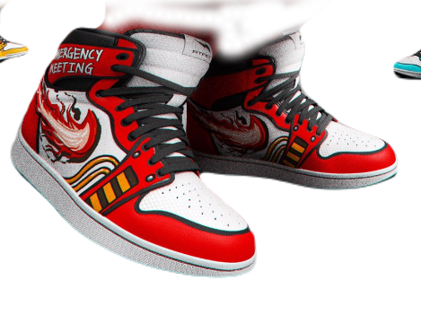 Drip Shoes Blank Meme Template