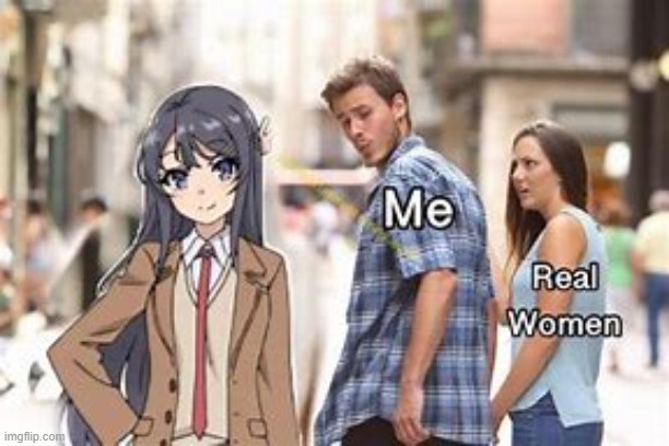 Anime girls are better than real women no cap | image tagged in anime,memes,funny,waifu,i don't know | made w/ Imgflip meme maker