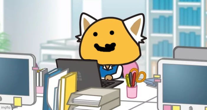 Retsuko's face | image tagged in retsuko's face | made w/ Imgflip meme maker