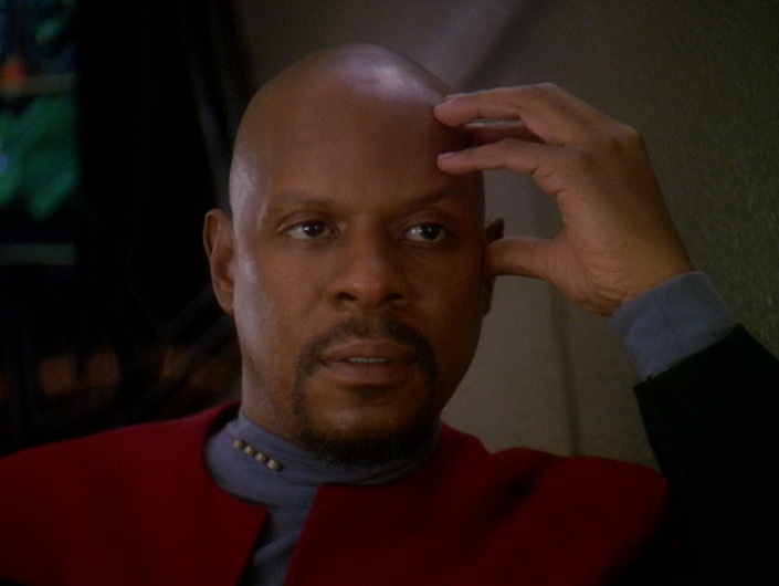 Captain Sisko Headache Blank Meme Template