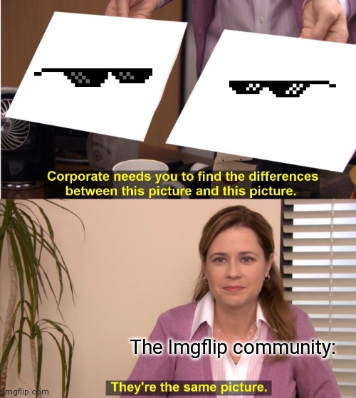 They're The Same Picture | The Imgflip community: | image tagged in memes,they're the same picture | made w/ Imgflip meme maker