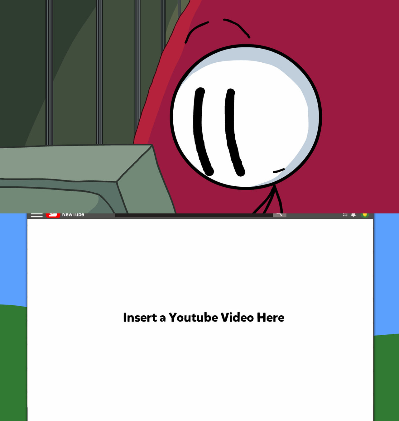 High Quality Henry watches a video Blank Meme Template