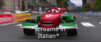 Screams in Italian Blank Meme Template