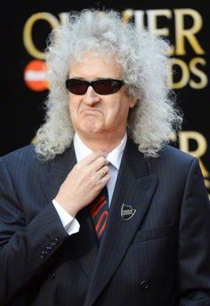 High Quality Brian May Deal With It Blank Meme Template