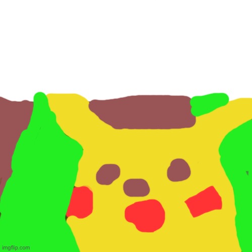 Surprised Pickachu but he’s a drawing! Sub to IcDragonPlayz (if u want) | image tagged in memes,surprised pikachu | made w/ Imgflip meme maker