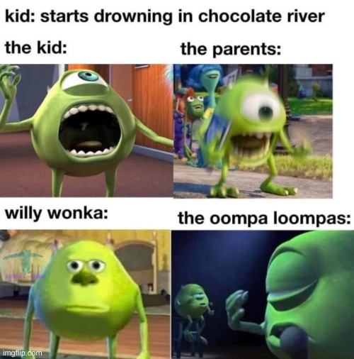 True | image tagged in mike wazowski | made w/ Imgflip meme maker