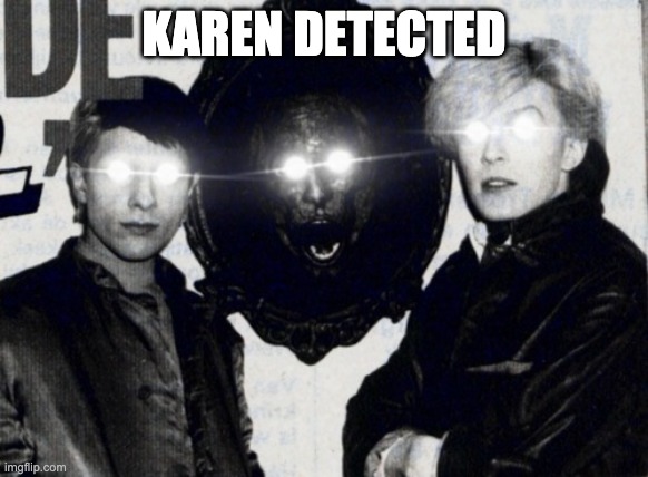 thot detected | KAREN DETECTED | image tagged in thot detected | made w/ Imgflip meme maker