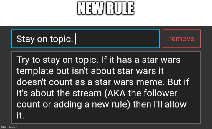 I tried to make sense. | NEW RULE | made w/ Imgflip meme maker