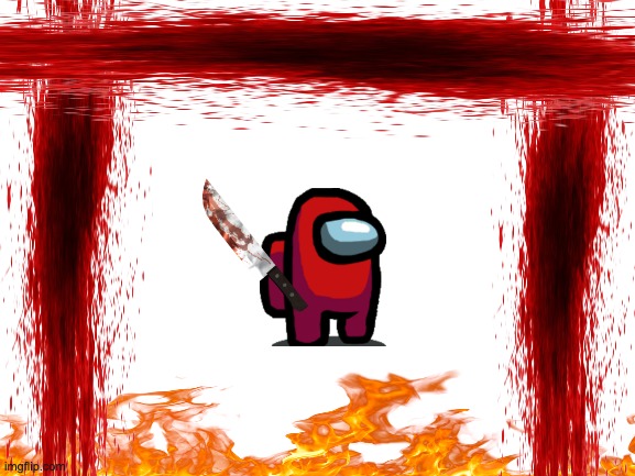 Red SUS | image tagged in blank white template | made w/ Imgflip meme maker