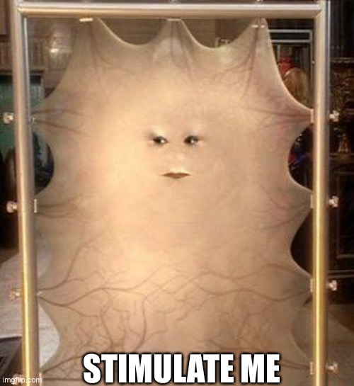 cassandra moisturize me | STIMULATE ME | image tagged in cassandra moisturize me | made w/ Imgflip meme maker