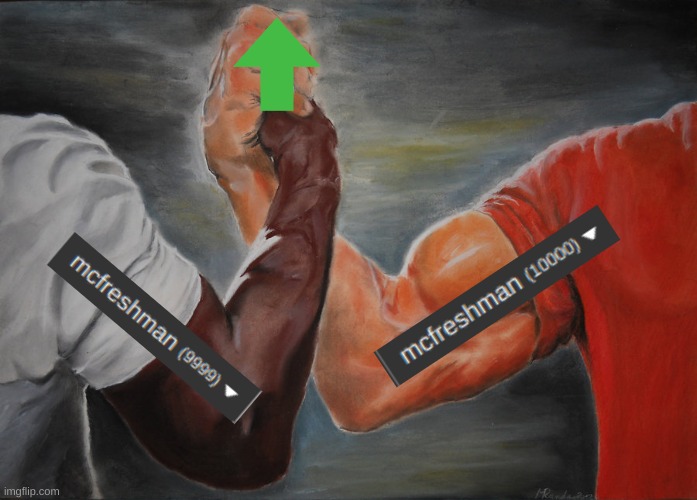 thank you all | image tagged in memes,epic handshake | made w/ Imgflip meme maker