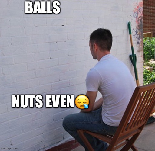 Bored | BALLS; NUTS EVEN😪 | image tagged in bored | made w/ Imgflip meme maker