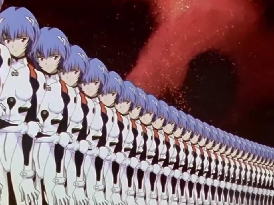 High Quality cloned anime girl Blank Meme Template