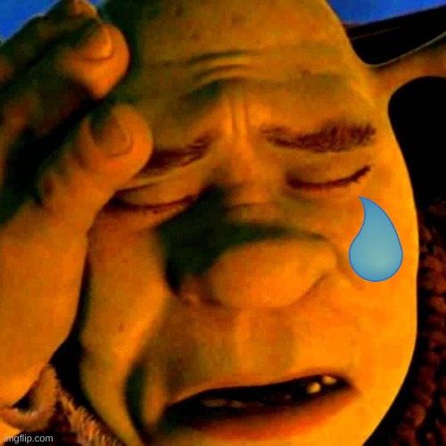 sad shrek | image tagged in sad shrek | made w/ Imgflip meme maker