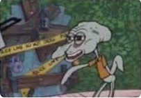 High Quality Squidward on drugs Blank Meme Template