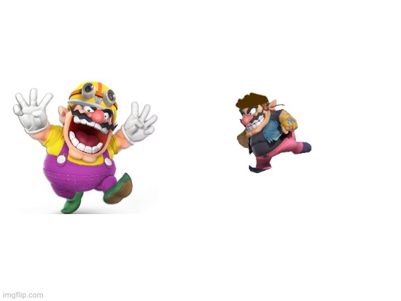 Wario steals Biker Wario's hat and dies.mp3 | image tagged in blank white template | made w/ Imgflip meme maker